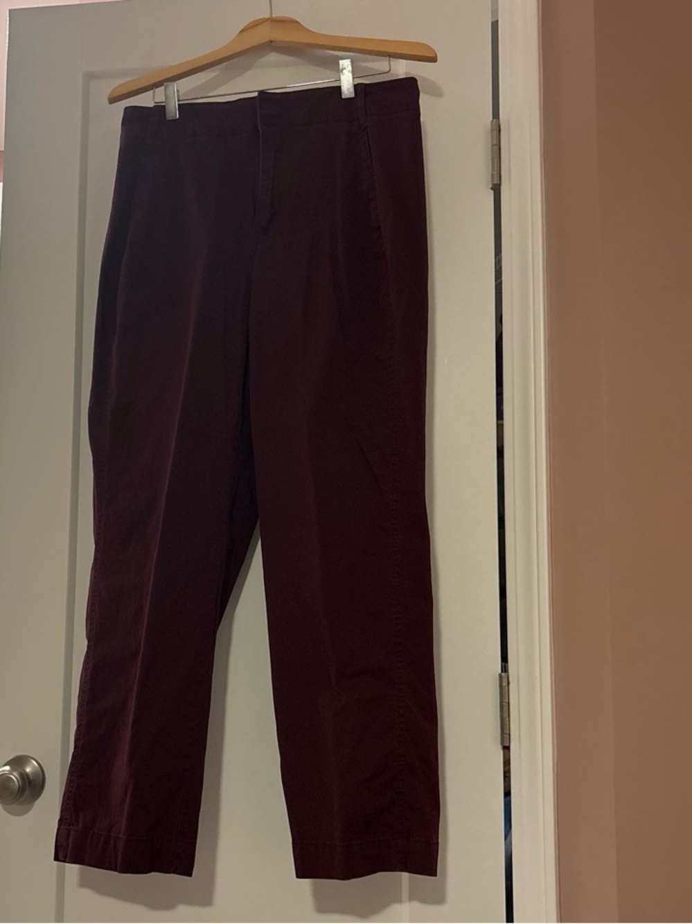 Women’s Maroon -relaxed fit Pants